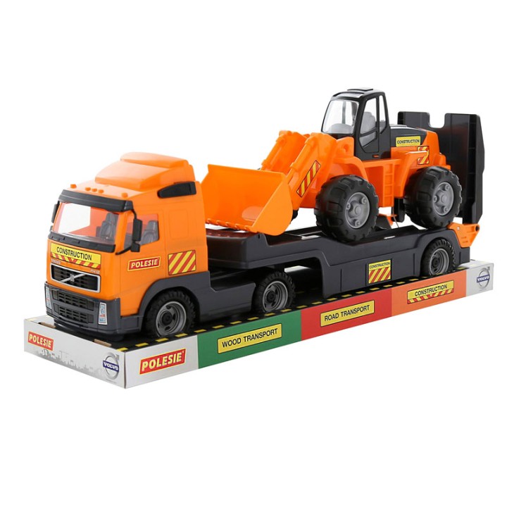 Polesie Powertruck Trailer Truck + Loader 58423 - Remote Control Car