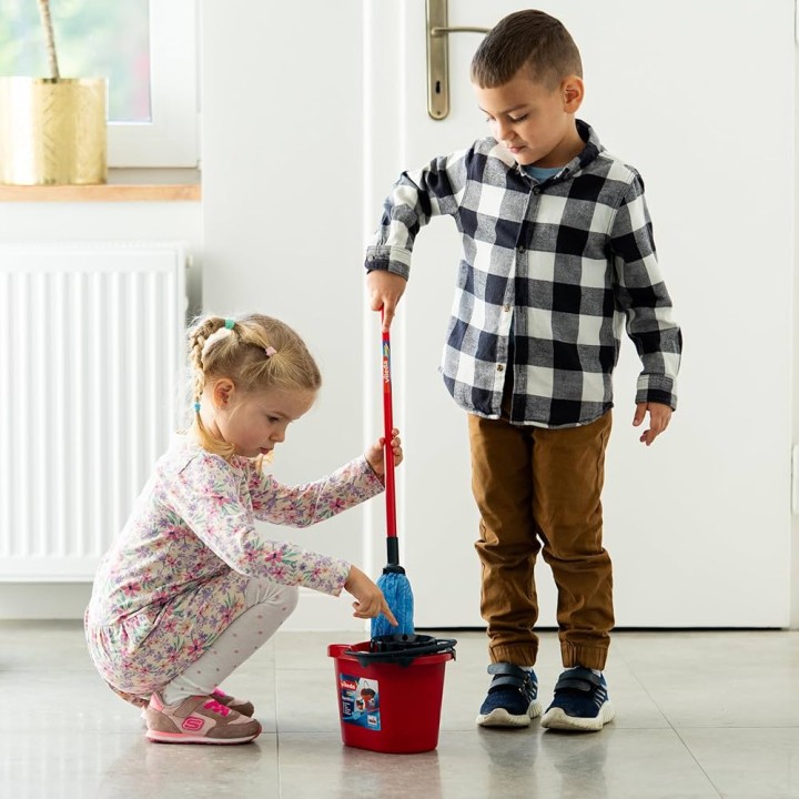 Klein Toys Klein Vileda Bucket + Wipe Mop 6722 - Figure Playset