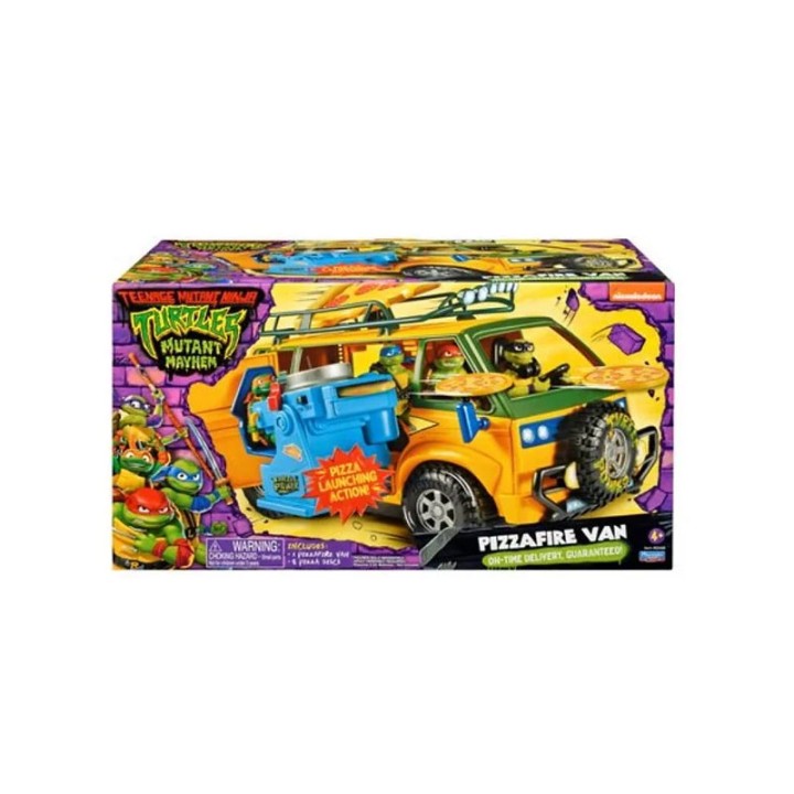 Giochi-Preziosi Tmnt Pizza Van Tu804000 - Action Figure - When Super Fly and all his minions of baddies cause havoc and try to take over the city, the Turt...