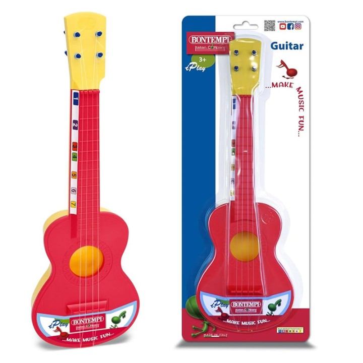 Bontempi Spanish Guitar 40 Cm 20 4042 - Musical Instrument Toy - Spanish guitar with 4 nylon strings Comes in blister pack Recommended for 3 years and above age c...