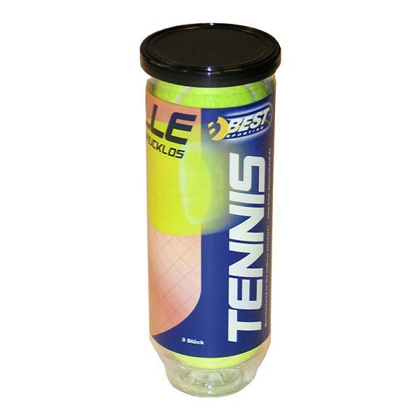 Best Sporting Best Tennis Balls 3-Way Can 40208 - Table Game - ideal training ball - suitable for ball machines - pressureless - does not lose any bounce during...