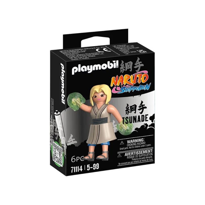 PLAYMOBIL Naruto Tsunade 71114 - Playset - The legendary Sannin is known as a hapless gambler and later becomes fifth Hokage