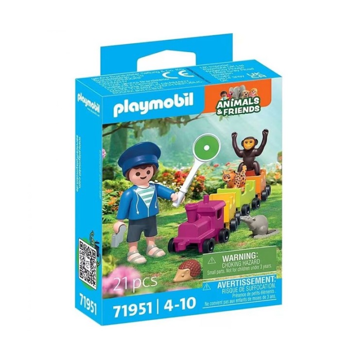 PLAYMOBIL 71951 Animals & Friends - Playset - Ride with train