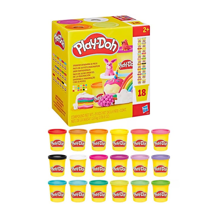 Play-Doh Play-Doh Imagine Anything 18 Pack G0522 - Modelling Clay Set