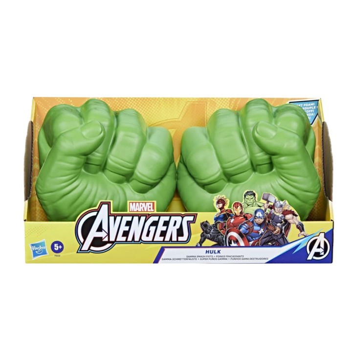 Hasbro Avengers Hulk Gamma Smash Fists F9332 - Action Figure - The Avengers Hulk Gamma Smash Fists is an action-packed role play toy for kids ages 5 and up