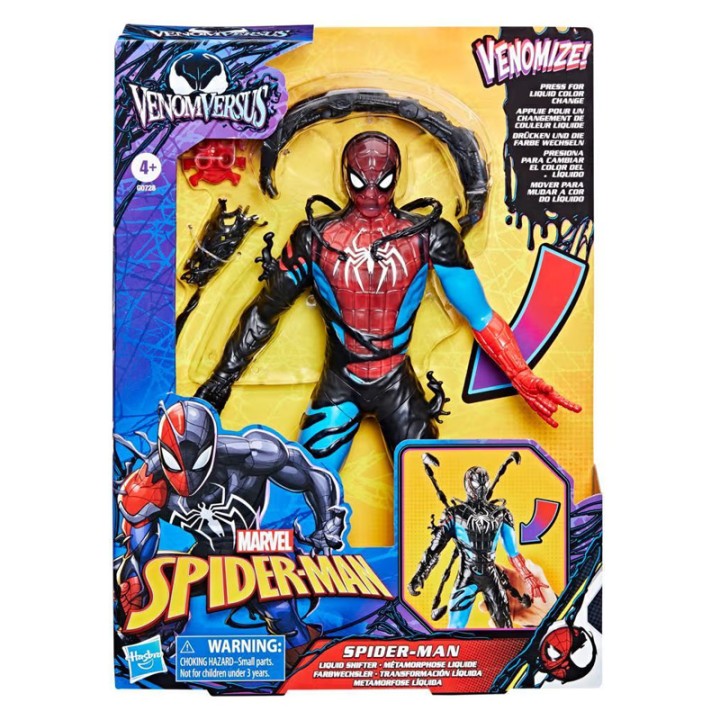 Hasbro Spider-Man Venomversus Liquid Shifter Figure G0728 - Action Figure - magine alien symbiote-powered action and adventure with Marvel Spider-Man VenomVersus toys