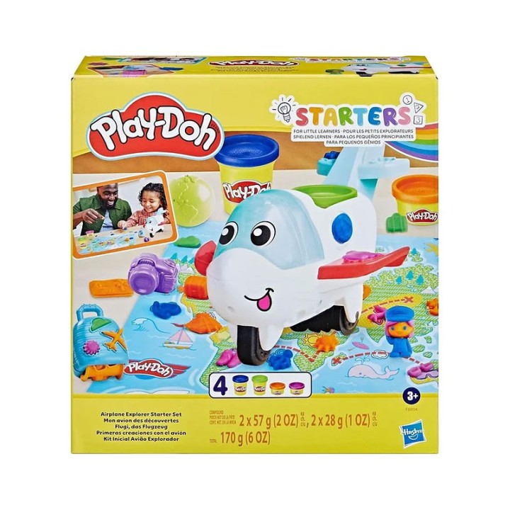 Play-Doh Play-Doh Airplane Explorer Starter Set F8804 - Role Play Playset - Welcome aboard the Play-Doh Airplane Explorer Starter Set