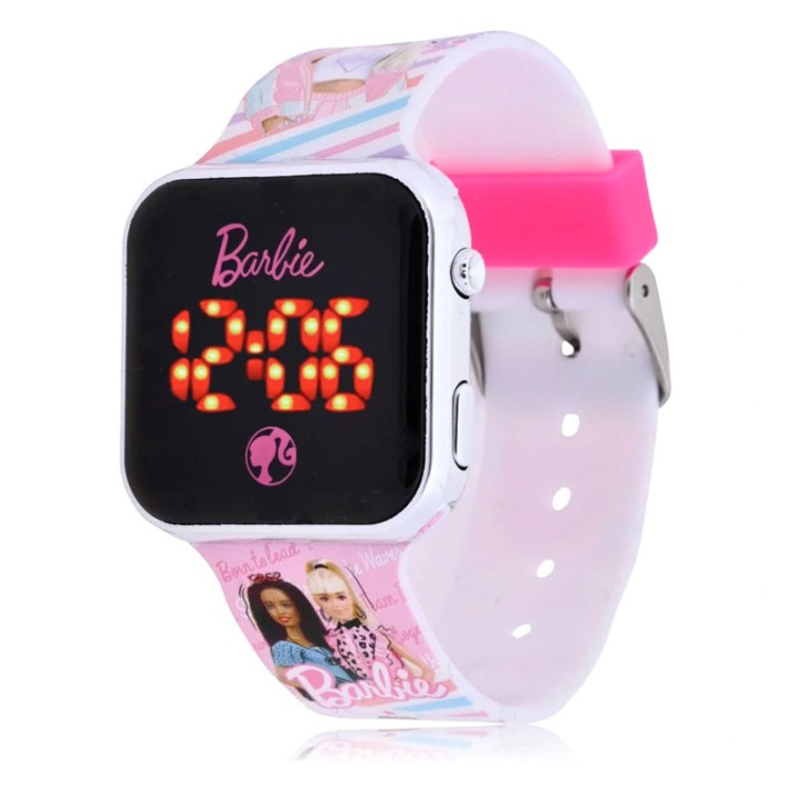 Barbie Kids Led Watch Acbdt4144 - This LED wristwatch is perfect for all Barbie fans