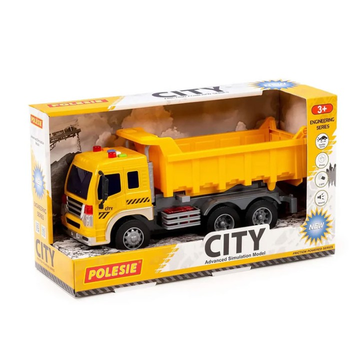 Polesie City Dump Truck 86204 - Die-Cast Toy Car - Looking for a toy that delivers excitement, creativity, and hands-on play? The Polesie City Dump ...