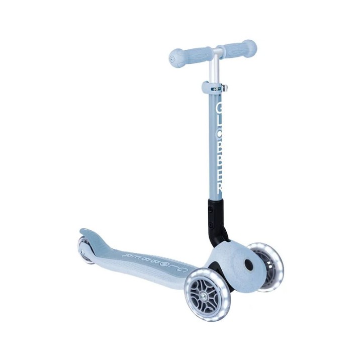 Globber Scooter Junior Foldable Lights Eco Blueberry 692-501 - Kids Scooter