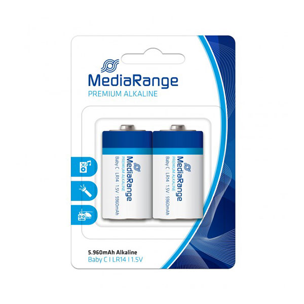 Alkaline Batteries C High Power Lr14 / 1.5 Volt