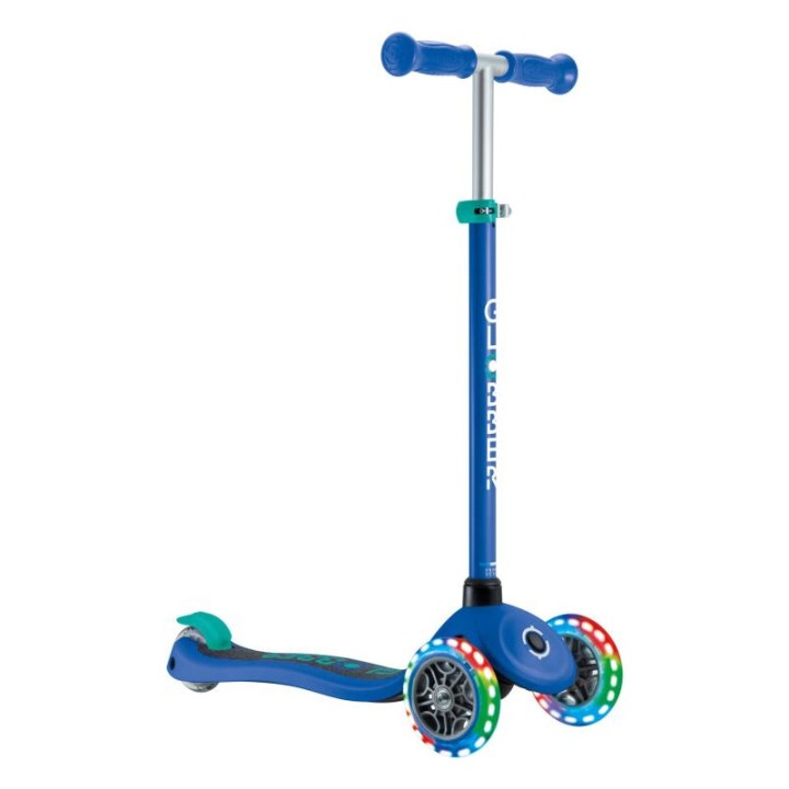 Globber Scooter Primo Lights V2 Navy Blue 423-600-4 - Kids Scooter