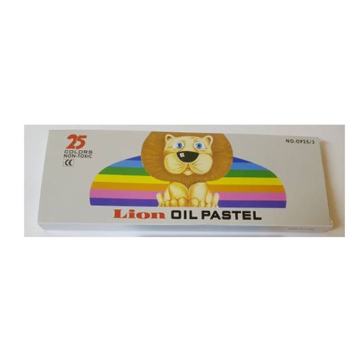 Lion Oil Pastel 25 Colours - Arts and Crafts Kit