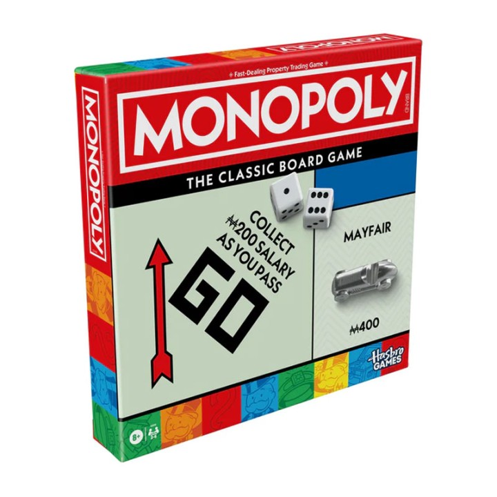 Hasbro Monopoly Classic Refresh G0009Eng - Board Game - Go big or go broke in the Monopoly board game
