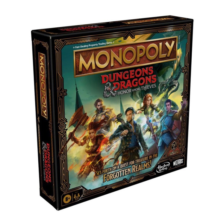 Hasbro Monopoly Dungeons & Dragons Movie - Table Game - English F6219