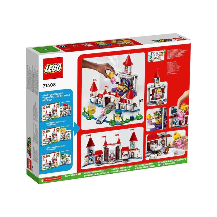 LEGO Super Mario 71408 Peach’s Castle Expansion Set - Building Set - Let kids add an iconic location to their LEGO® Super Mario™ universe with the Peach’s Castle Expa...