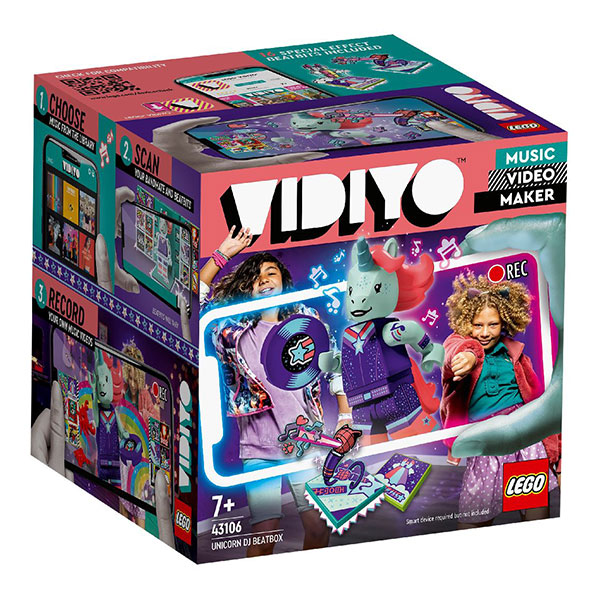 LEGO Vidiyo 43106 Unicorn DJ BeatBox - Building Set - Contents: A LEGO 43106 VIDIYO Unicorn DJ BeatBox Music Video Maker Toy LEGO VIDIYO Unicorn DJ Bea...