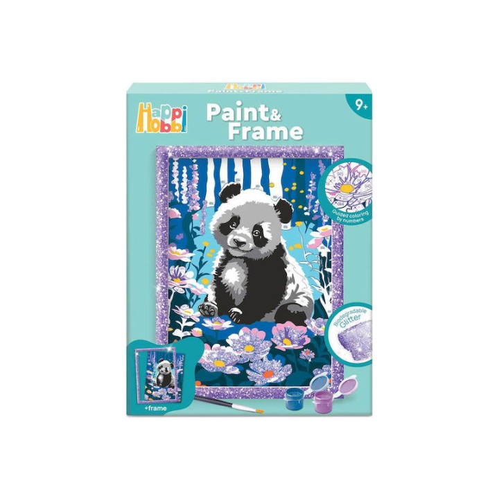 AS Company Happihobbi Paint & Frame Dreamy Panda 1038-41028 - Painting and Drawing Set