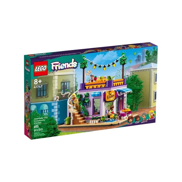 LEGO Friends 41747 Heartlake City Community Kitchen - Building Set - Little chefs aged 8 can dream up delicious adventures at the LEGO® Friends Heartlake City Communi...