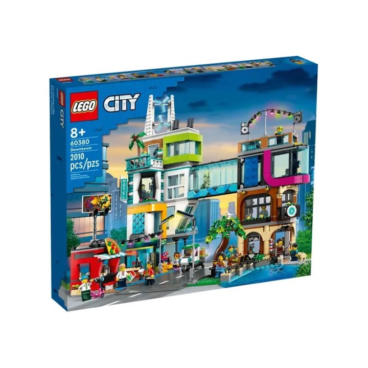 LEGO City 60380 Downtown 1224 months - Building Set - Treat your everyday hero to the ultimate build-and-play experience with LEGO® City Downtown (60380)