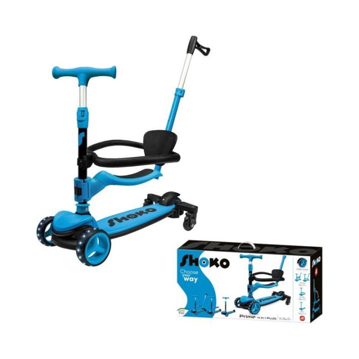 AS Company Shoko Scooter Prime 4 In 1 Plus blue 5004-50522 - Kick Scooter