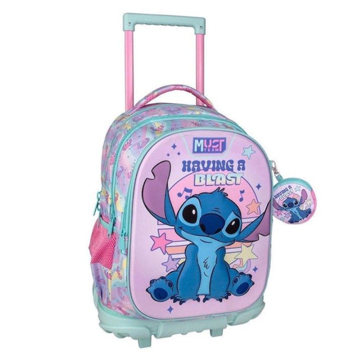 Bag Trolley Dimotikoy 34X20X44 3Thikes Lilo & Stitch Having A Blast