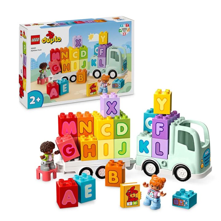 LEGO Duplo Town 10421 Town Alphabet Truck - Building Set - Drive toddler’s letter-learning with the LEGO® DUPLO® Town Alphabet Truck (10421) construction to... - 36 Pieces
