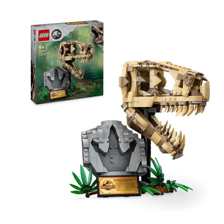 LEGO Jurassic World 76964 Dinosaur Fossils: T. Rex Skull - Building Set - Inspire dinosaur-loving boys and girls or budding paleontologist aged 9 and over with this LEGO® ... - 577 Pieces