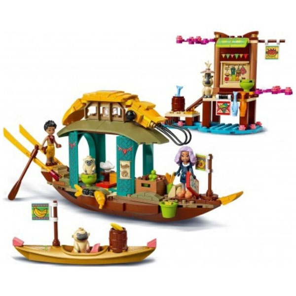 LEGO Disney Princess Boun's Boat 43185 - Building Set - Set sail with Disney’s Sisu Human