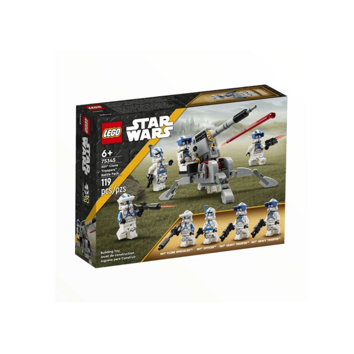 LEGO Star Wars 75345 501St Battle Pack - Building Set - Youngsters can lead their own 501st Clone Troopers unit with this LEGO® Star Wars ™ Battle Pack (...