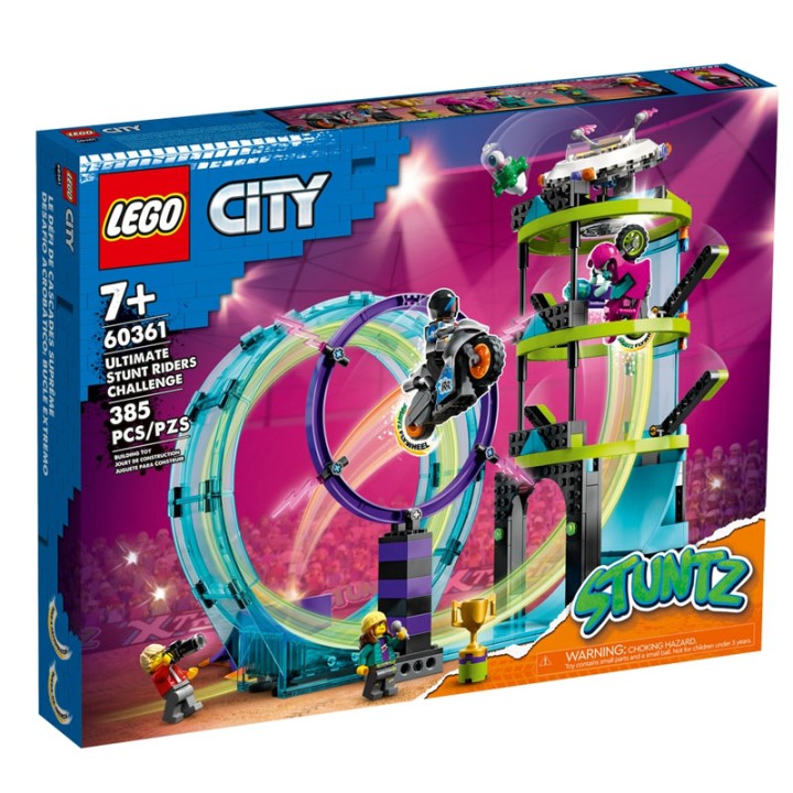 LEGO City 60361 Ultimate Stunt Riders Challenge 1224 months - Building Set - Hours of action-packed fun await with the LEGO City Ultimate Stunt Riders Challenge (60361)