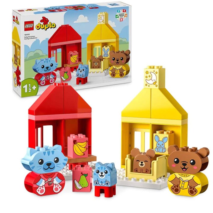 LEGO Duplo My First 10414 Daily Routines: Eating & Bedtime - Building Set - Help toddlers explore their feelings with the LEGO® DUPLO® My First Daily Routines: Eating & Bedt... - 28 Pieces