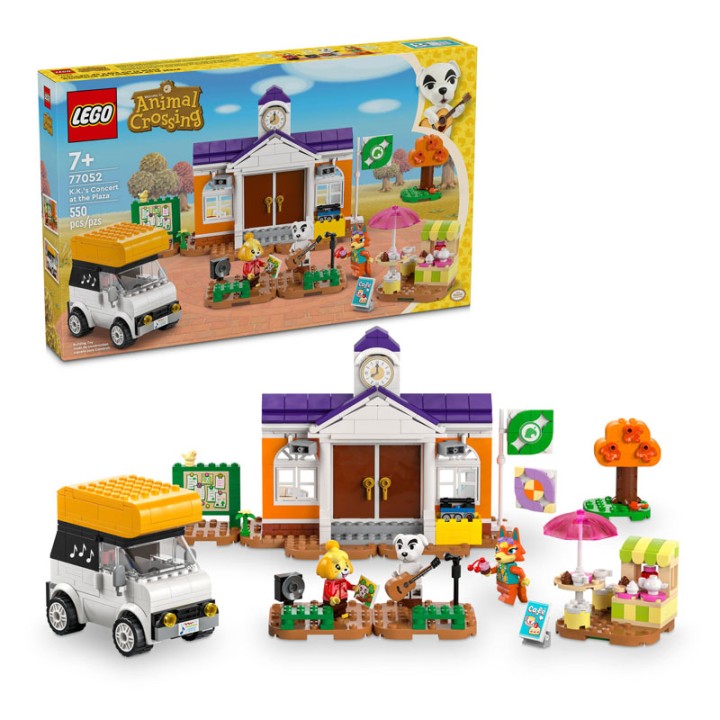 LEGO 77052 K.K.'S Concert At The Plaza - Building Set - Girls and boys aged 7 plus create their own stories inspired by the Animal Crossing™ video game s...
