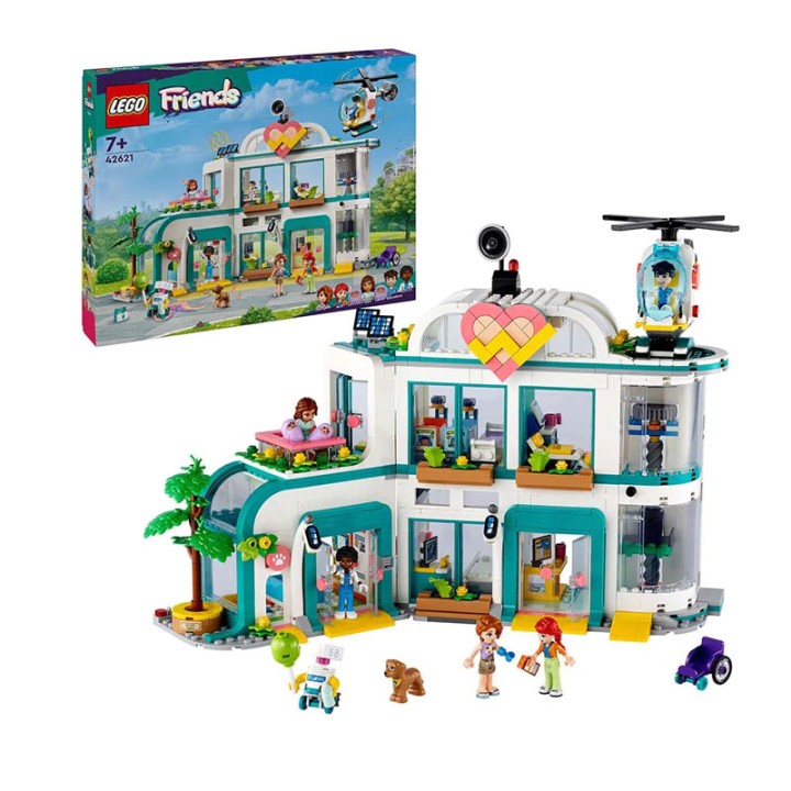 LEGO Friends 42621 Heartlake City Hospital - Building Set - Kids who enjoy medical play and doctor role play have lots to explore in this LEGO® Friends Heart... - 045 Pieces