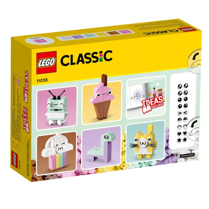 LEGO Classic 11028 Creative Pastel Fun - Building Set - Inspire budding builders aged 5 with LEGO® Classic Creative Pastel Fun (11028)