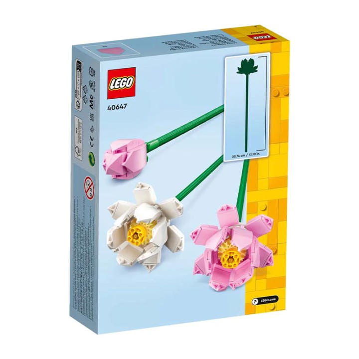 LEGO Iconic Lotus Flowers 40647 - Building Set - Recreate a wonder of nature with the LEGO® Lotus Flowers (40647) building set