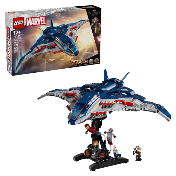 LEGO 76325 Avengers: Age Of Ultron Quinjet - Building Set - Avengers: Age of Ultron Quinjet (76325) is a LEGO® ? Marvel collectible construction set for kids... - 131 Pieces