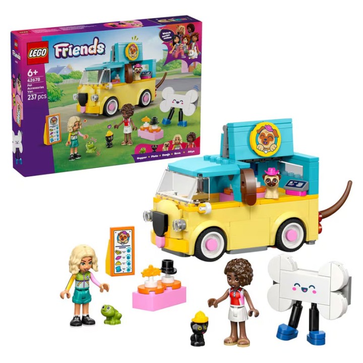 LEGO Friends 42678 Pet Accessories Van - Building Set - Let little animal lovers unleash their imagination with the LEGO® Friends Pet Accessories Van (42... - 237 Pieces