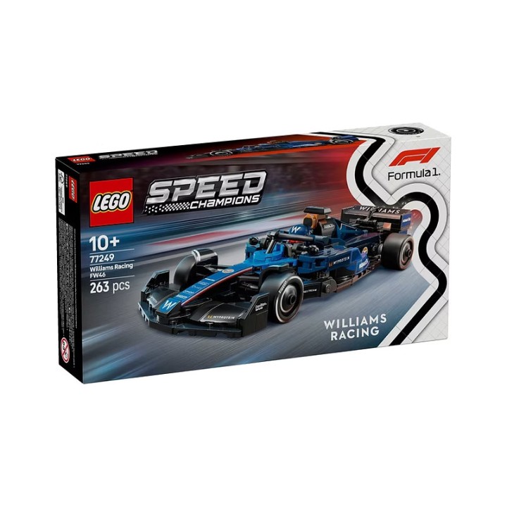 LEGO 77249 Williams Racing Fw46 F1 Race Car - Building Set - The superfast thrills of Formula 1 racing await boys and girls ages 10 plus with the LEGO Speed C... - 263 Pieces