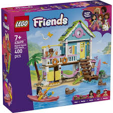 LEGO Friends 42699 Beach House With Seals - Building Set - Girls and boys ages 7 and up can create vacation stories with this fun playhouse set for kids - 400 Pieces