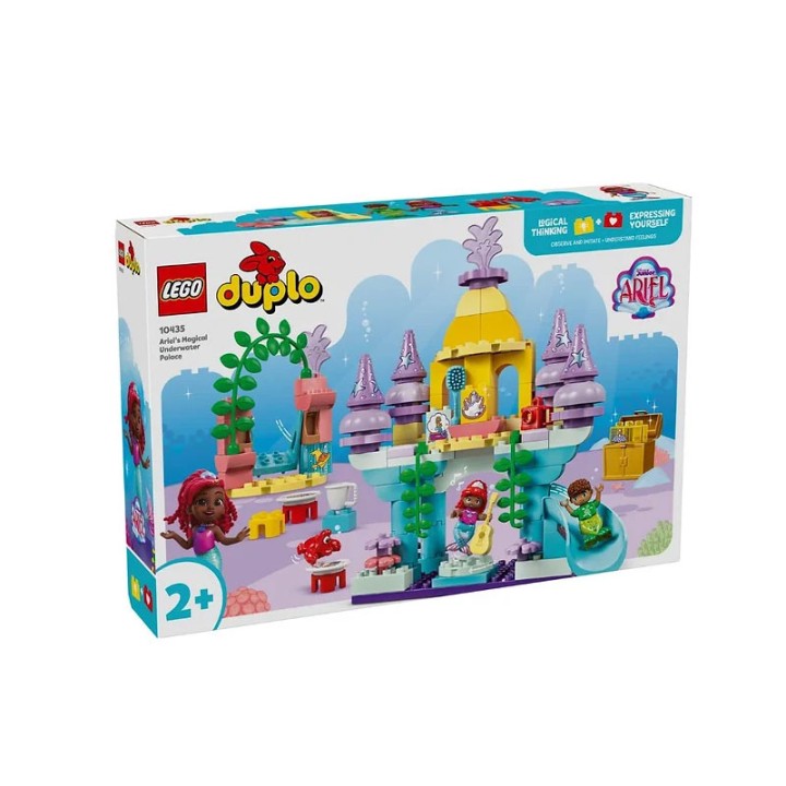 LEGO 10435 Ariel'S Magical Underwater Palace - Building Set - Immerse fans of Disney’s The Little Mermaid in a world of undersea fun with the LEGO® DUPLO® ǀ Di... - 116 Pieces