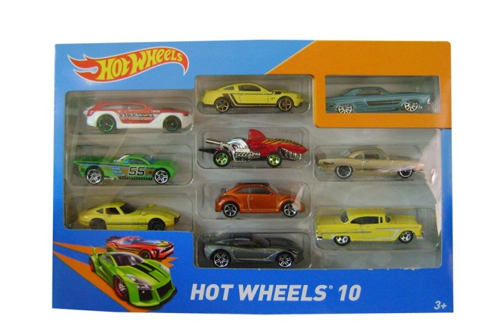 Hot Wheels Cars SET TON 10 54886 - Die-Cast Toy Car