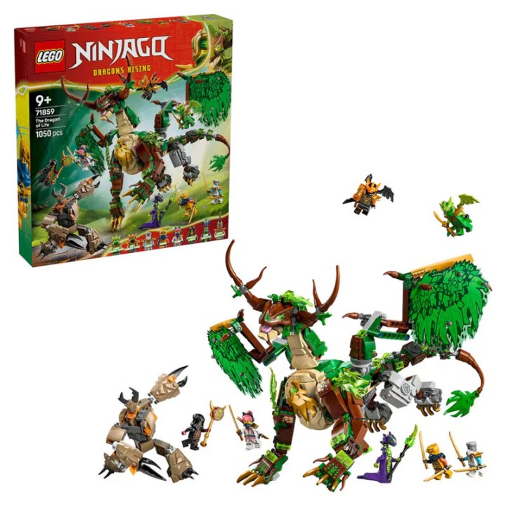 LEGO Ninjago 71859 The Dragon Of Life - Building Set - Boys and girls ages 9 plus will be thrilled to build this LEGO® NINJAGO® The Dragon of Life (7185... - 050 Pieces