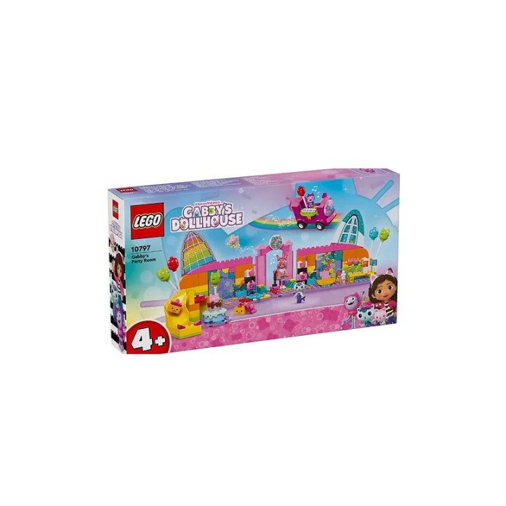 LEGO 10797 Gabby'S Party Room - Doll Playset - Gabby’s Party Room (10797) is the ultimate disco playset for fans of DreamWorks Animation’s Gabby... - 252 Pieces