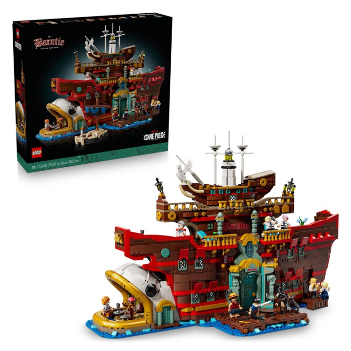 LEGO 75640 The Baratie Floating Restaurant - Building Set - LEGO® ONE PIECE The Baratie Floating Restaurant (75640) recreates the iconic setting of many ONE ... - 402 Pieces