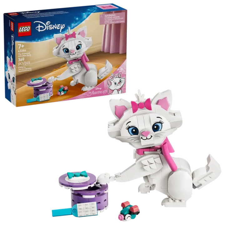 LEGO Disney Classic 43286 The Aristocats Adorable Marie - Building Set - Surprise Disney movie fans, kids and animal lovers with this delightful LEGO® ǀ Disney The Aristo... - 369 Pieces