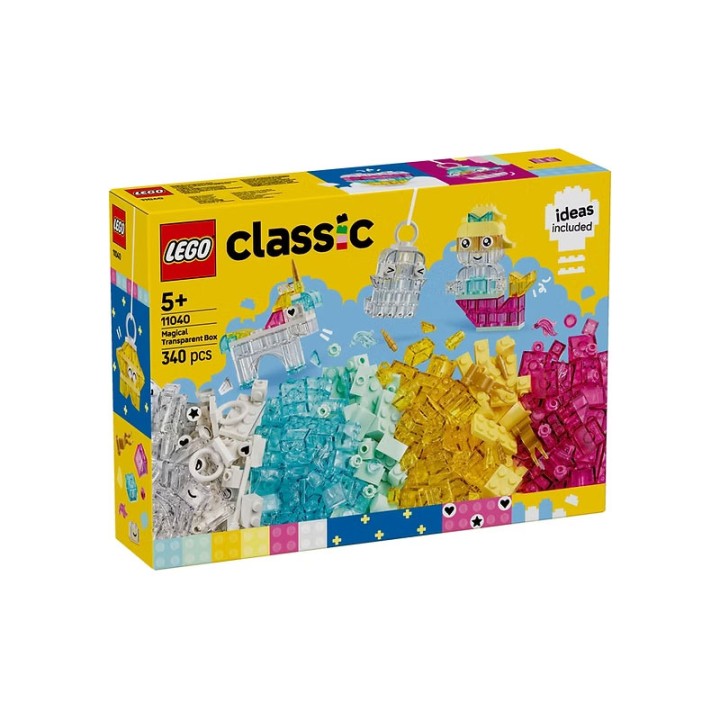 LEGO 11040 Magical Transparent Box - Building Set - Inspire kids' creativity and inspire endless imaginative play with the LEGO Classic Magical Trans... - 340 Pieces