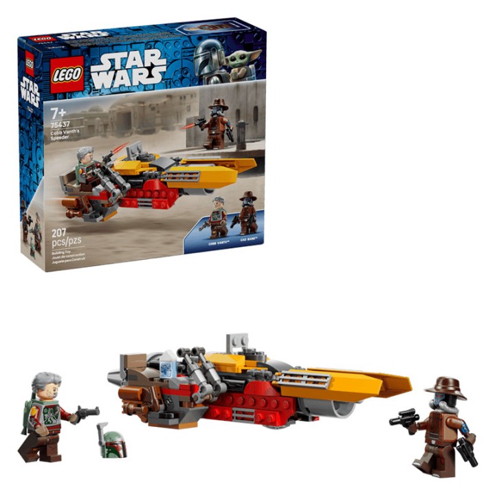 LEGO Star Wars 75437 Cobb Vanth's Speeder - Building Set - Team up with Cobb Vanth for action-packed battles against Cad Bane with this exciting LEGO® Star ... - 207 Pieces