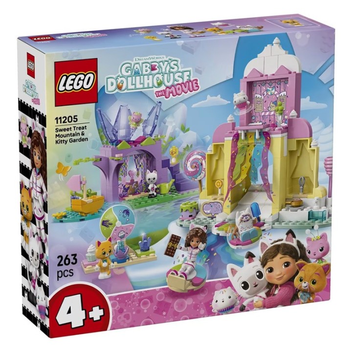 LEGO 11205 Sweet Treat Mountain & Kitty Garden - Building Set - The Sweet Treat Mountain & Kitty Garden (11205) building toy for kids is an imaginative animal-th... - 263 Pieces