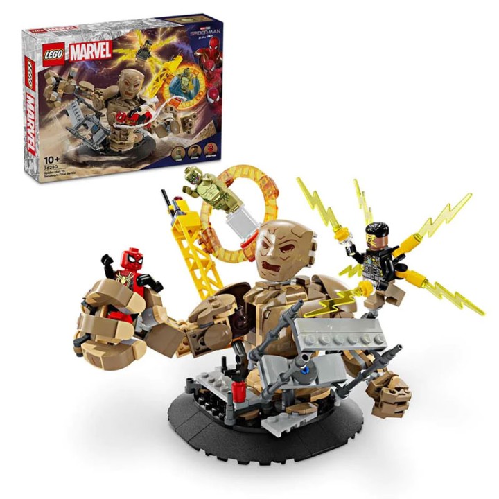 LEGO Super Heroes 76280 Spider-Man Vs. Sandman: Final Battle - Building Set - If you’re looking for trending gifts for young Super Heroes, LEGO® Marvel Spider-Man vs - 347 Pieces
